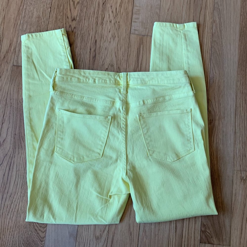 Universal Thread Bright Yellow Button Fly Denim J… - image 2